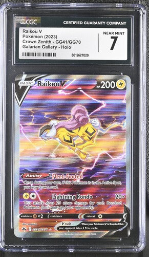 CGC 7 Raikou GG41/GG70 -Crown Zenith Galarian Gallery