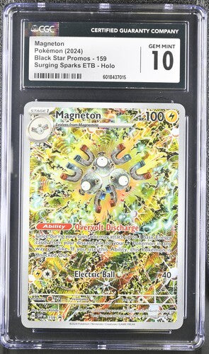 CGC 10 Magneton #159 - Black Star Promos