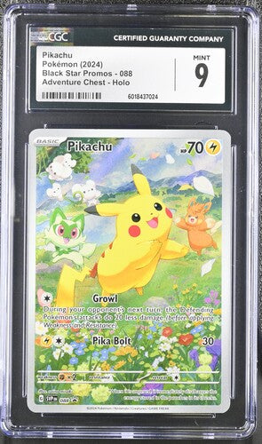 CGC 9 Pikachu #088 - Black Star Promos