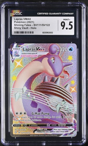 CGC 9.5 Lapras VMAX SV111/SV122 - Shining Fates Shiny Vault