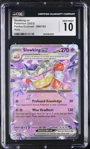 Slowking ex - Paldea Evolved - CGC 10