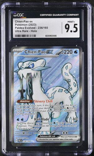 Chien-Pao ex (Full Art) - Paldea Evolved - CGC 9.5