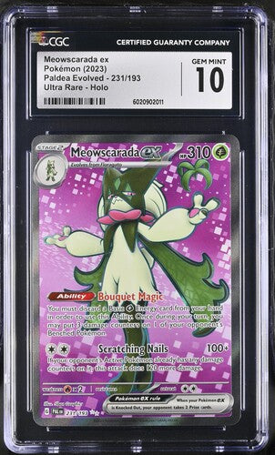 Meowscarada ex - Paldea Evolved - CGC 10