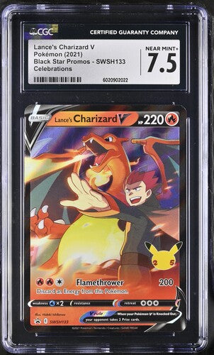 CGC 7.5 Lance's Charizard V SWSH133 - Black Star Promos