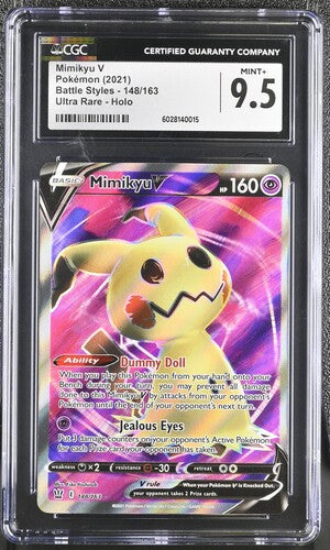 Pokemon: Mimikyu V - Battle Styles - CGC 9.5 - VGMX