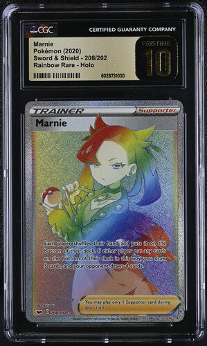 Pokémon: Marnie - 208/202 - CGC Pristine 10 - VGMX