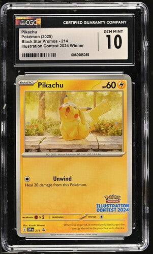Pokémon: Pikachu - 214 - Black Star Promos - CGC 10