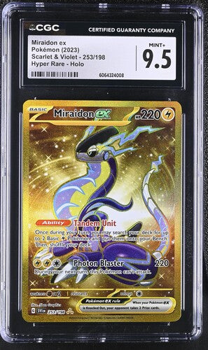 Pokémon: Miraidon ex - 253/198 - CGC 9.5 - VGMX