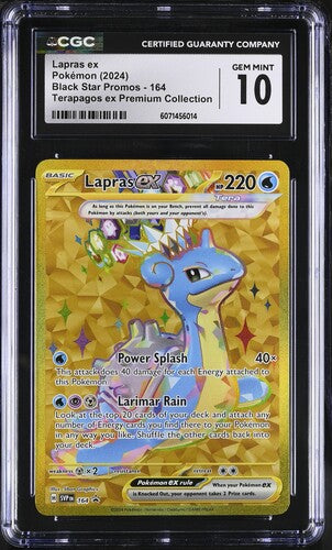 Pokemon: Lapras ex - Blackstar Promos - CGC 10
