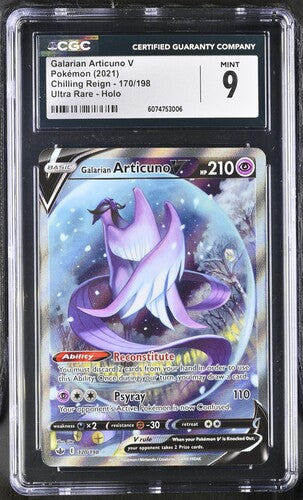 Pokemon: Articuno V - 170/198 - Chilling Reign - CGC 9