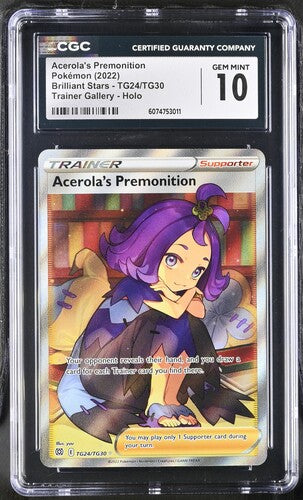 Pokemon: Acerola's Premonition - TG24/TG30 - Brilliant Stars - CGC 10