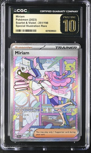 Pokemon: Miriam - 251/198 - Scarlet & Violet - CGC Pristine 10