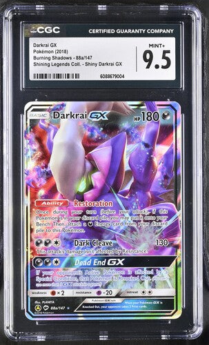 Pokemon: Darkrai gx - 88a/147 - Burning Shadows - CGC 9.5