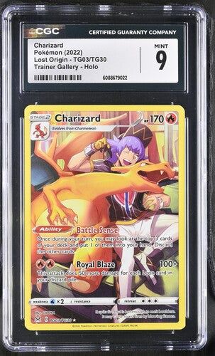 Pokemon: Charizard - TG03/TG30 - Lost Origin - CGC 9