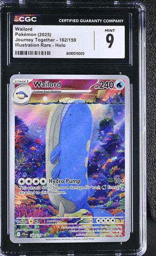 Pokemon: Wailord - Journey Together - CGC 9 - VGMX