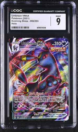 Pokemon: Umbreon Vmax - Evolving Skies - CGC 9 - VGMX