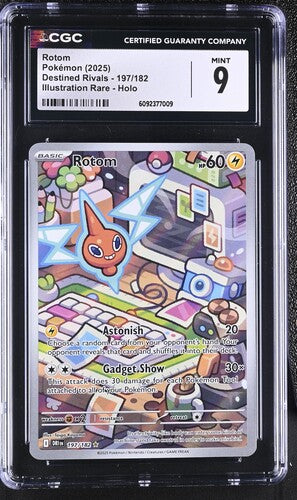 Pokemon: Rotom - 197/182 - Destined Rivals - CGC 9