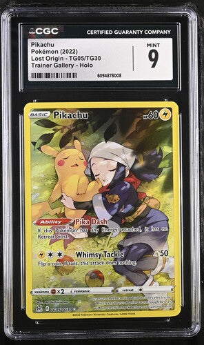 Pokemon: Pikachu - Lost Origin - CGC 9 - VGMX