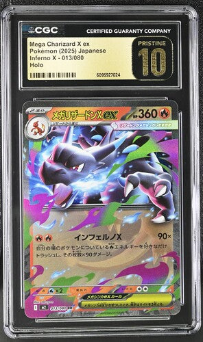Pokémon: Mega Charizard ex - 013/080 - CGC Pristine 10 - VGMX