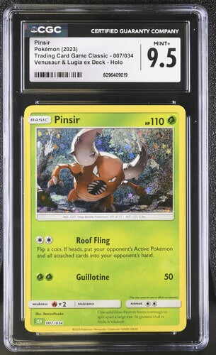 Pokemon: Pinsir - CLV 007/034 - Trading Card Classic - CGC 9.5