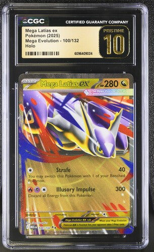 Pokemon: Mega Latias ex 100/132 - Mega Evolution - CGC Pristine 10