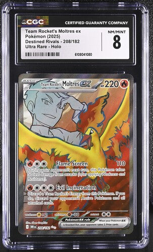Pokemon: Team Rocket's Moltres ex - 208/182 - Destined Rivals