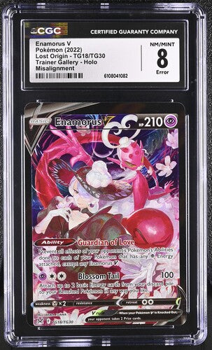 Pokemon: Enamorus V TG18/TG30 - Misalignment Error - CGC 8