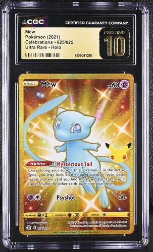 Pokemon: Mew - 025/025 - Celebrations - CGC Pristine 10
