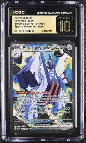 Pokemon: Archaludon ex - 241/191 - Surging Sparks - CGC Pristine 10