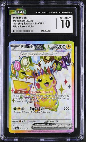 Pokemon: Pikachu - 219/191 - CGC 10 - VGMX