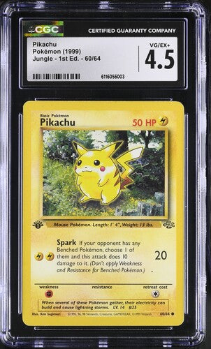 Pokemon: Pikachu - 60/64 - CGC 4.5 - VGMX