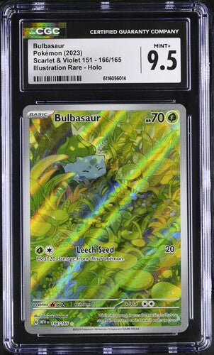 Pokemon: Bulbasaur - 166/165 - CGC 9.5 - VGMX