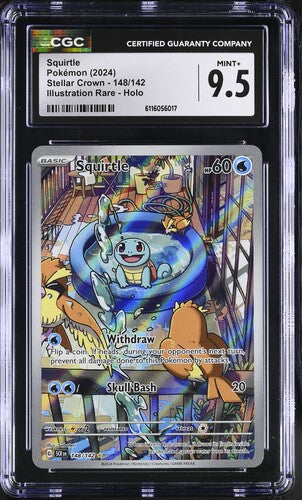 Pokemon: Squirtle - 148/142 - CGC 9.5 - VGMX