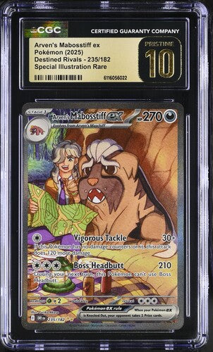 Pokemon: Arven's Mabosstiff ex - 235/182 - CGC Pristine 10 - VGMX
