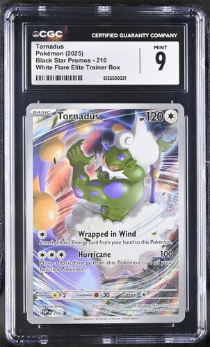 Pokemon: Tornadus- Black Star Promos- CGC 9 - VGMX