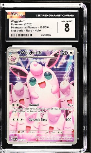 Pokémon: Wigglytuff - 105/094 - CGC 8