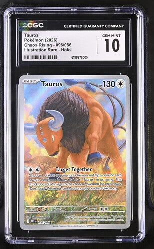 Pokémon: Tauros - 096/086 - CGC 10 - VGMX