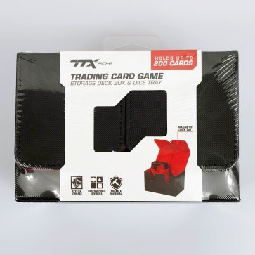 TTX Tech TCG 200 Card Storage Deck Box & Dice Tray