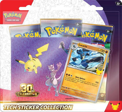 Pokémon: 30th Celebration- Tech Sticker Collection (Limit 2 Per Customer)