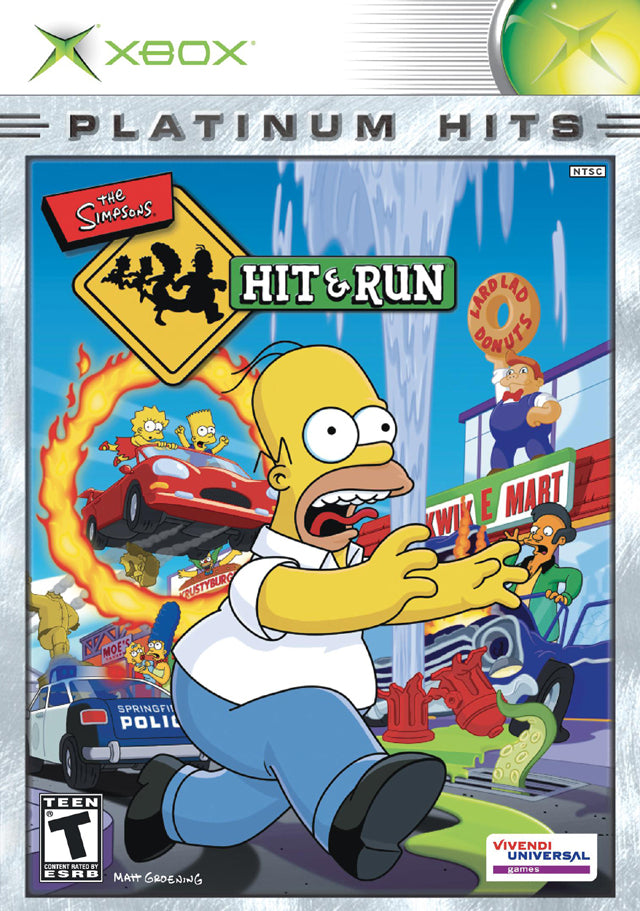 The Simpsons Hit and Run [Platinum Hits] Original Xbox - Used Games