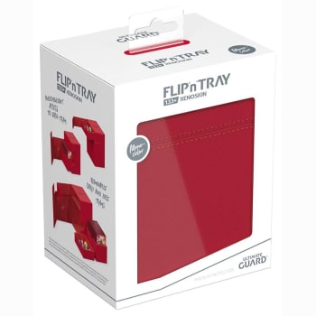 Ultimate Guard - Flip'n'Tray Deck Case - Standard 133+ Monocolor Red