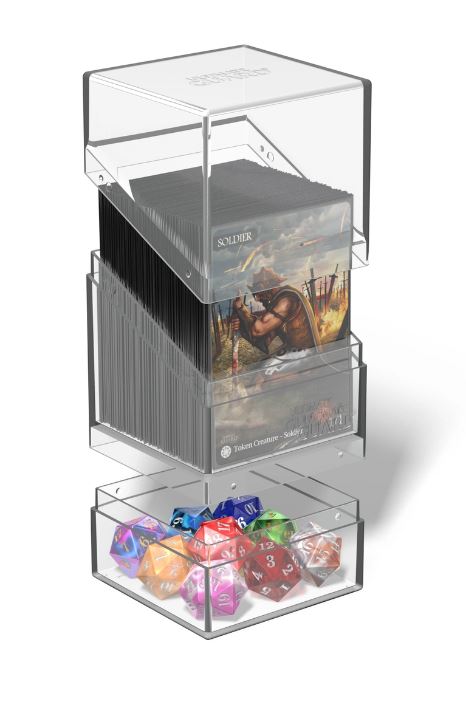 Ultimate Guard Boulder N Tray 100+ Deck Box - Clear - VGMX