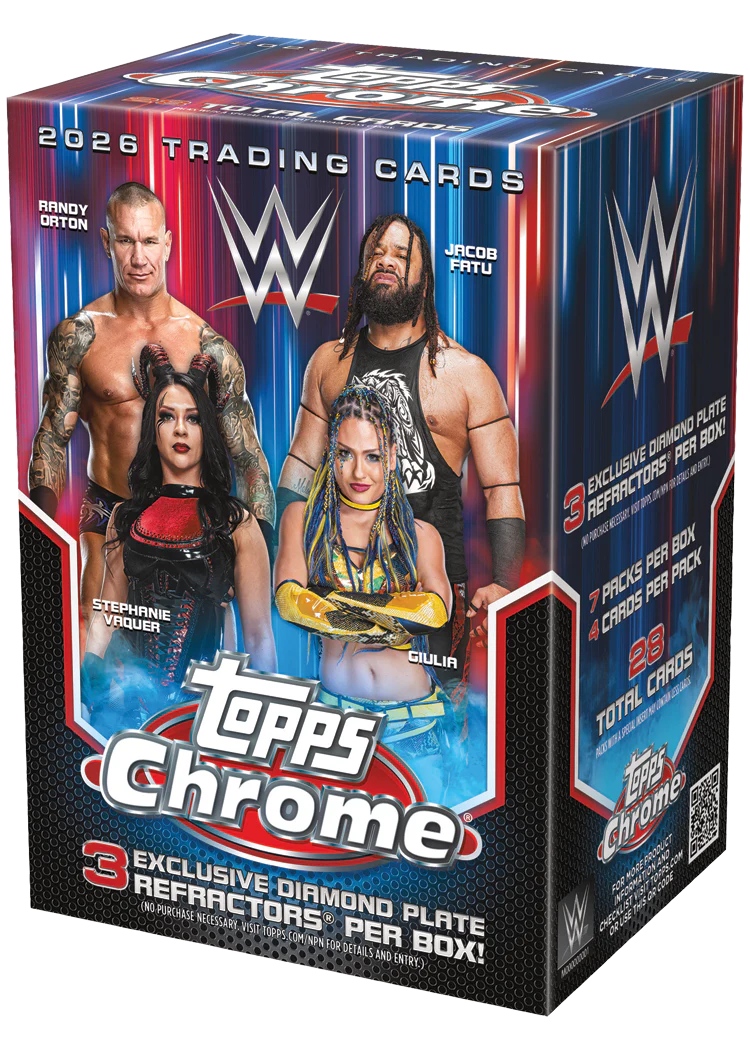 2026 Topps Chrome WWE Wrestling Value Box - VGMX