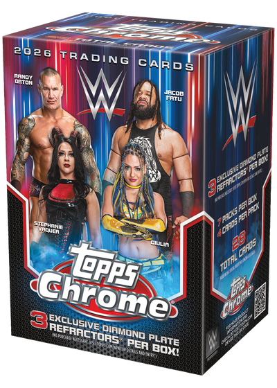 2026 Topps Chrome WWE Wrestling Value Box