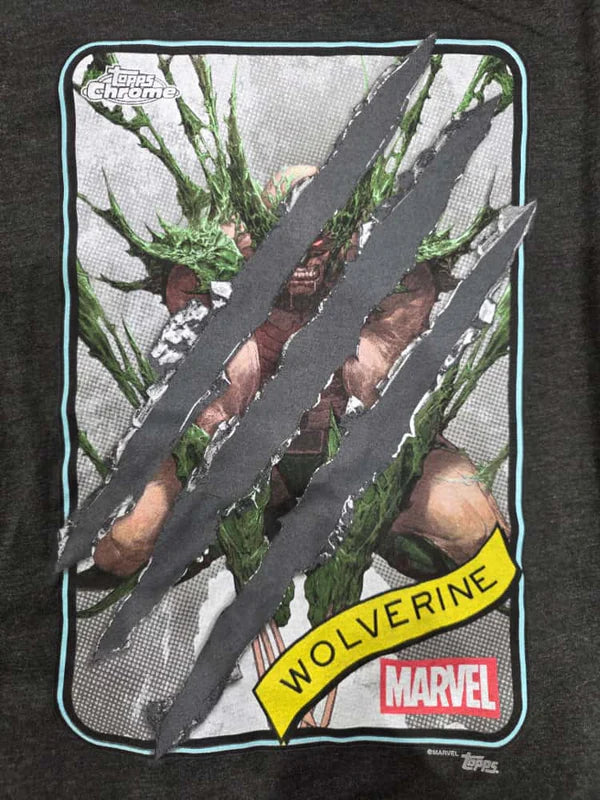 Topps Homage - Marvel Wolverine Card - Charcoal T-Shirt