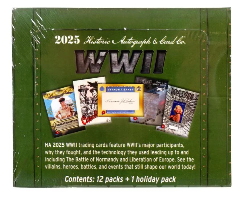 2025 Historic Autographs: WWII Hobby Box