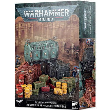 Warhammer 40K: Battlezone Manufactorum – Munitorum Armoured Containers