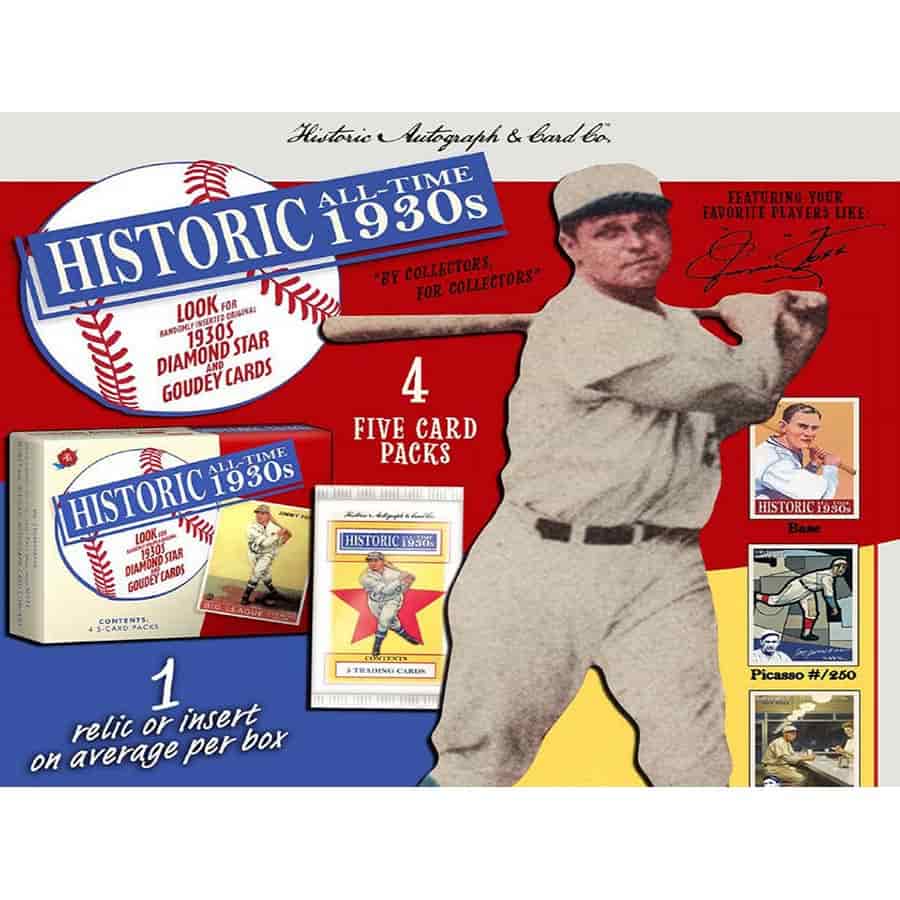 2026 Historic Autographs All-Time 1930s Baseball - VGMX