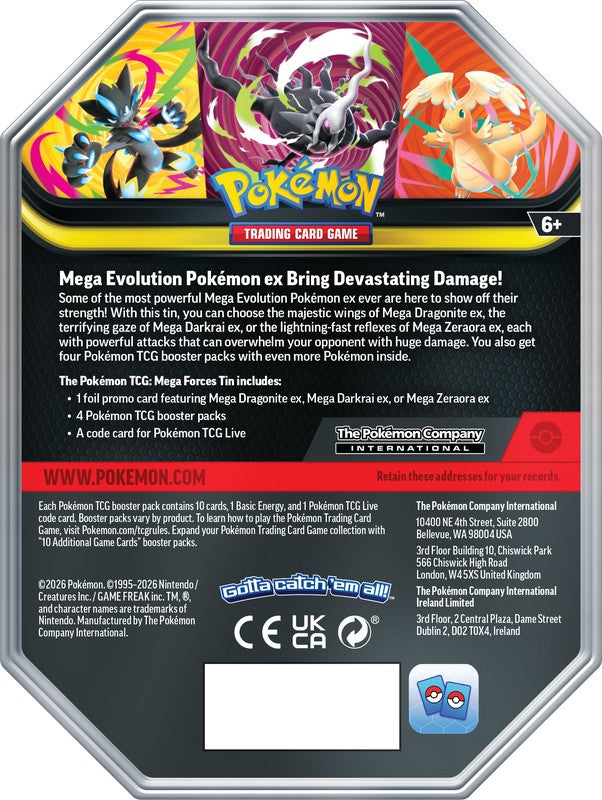 Pokémon| Mega Forces Tin - VGMX
