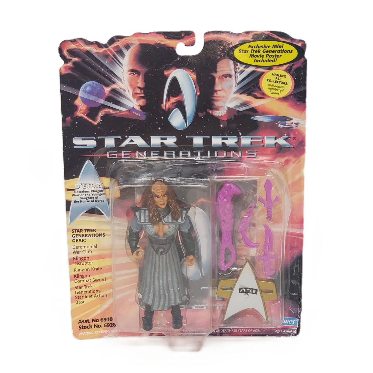 Star Trek: Generations| B'Etor Action Figure